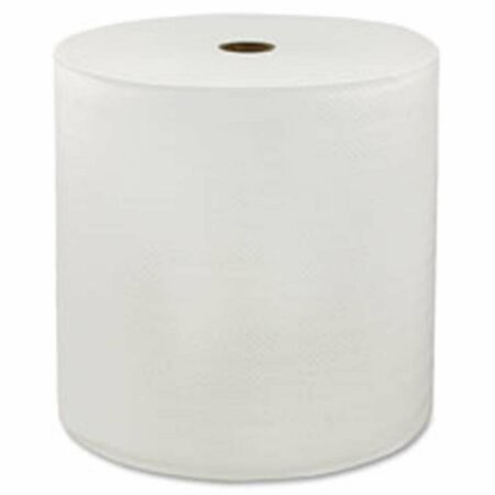 BEDDING BEYOND 7 in. x 850 ft. Locor  Hard Wound Roll Towels, White BE3203813